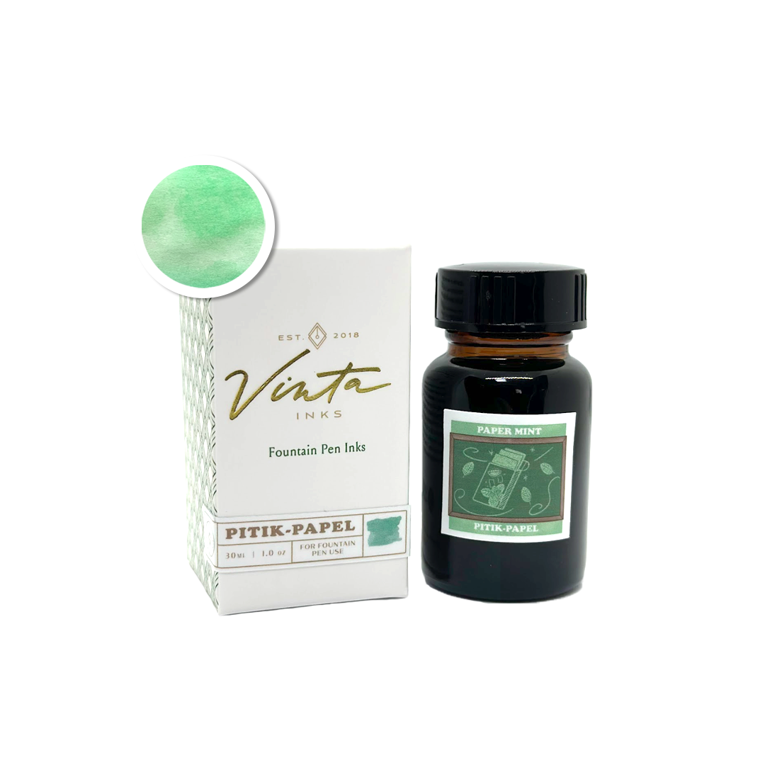 Vinta Paper Mint (Pitik-Papel) - 30ml Bottled Ink