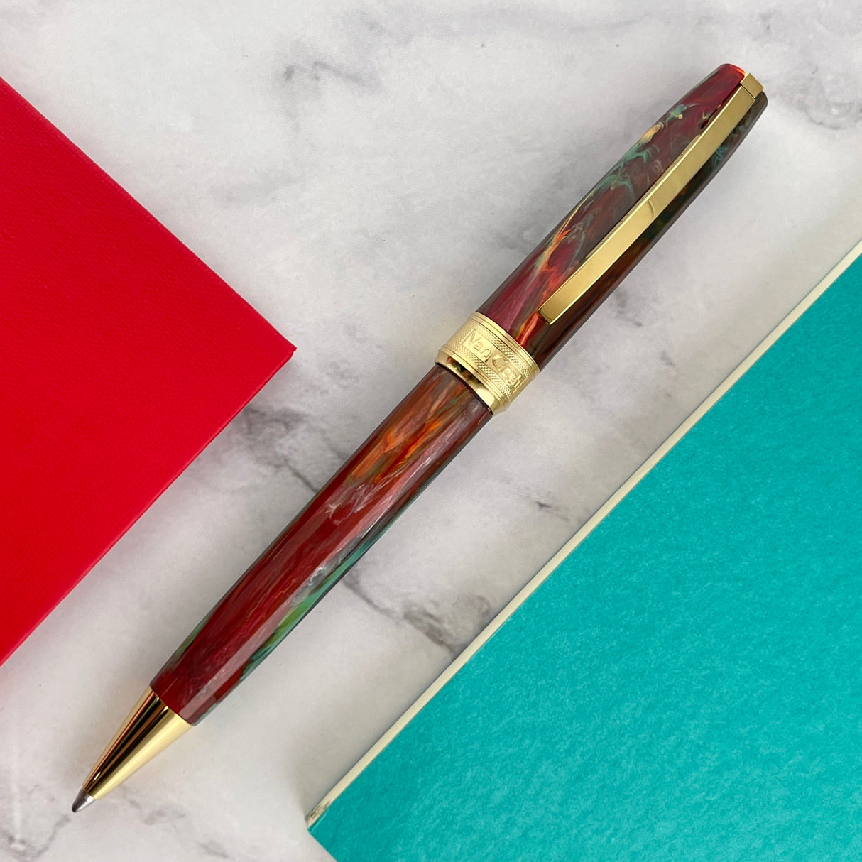 Visconti Van Gogh Ballpoint Pen - Flowering Plum Orchard