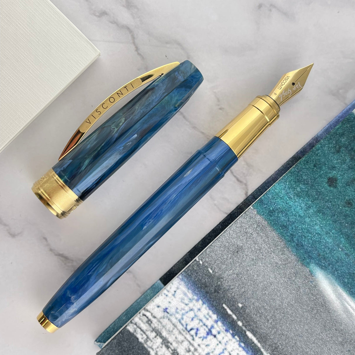 Visconti Van Gogh Fountain Pen - Wheat Field With Crows