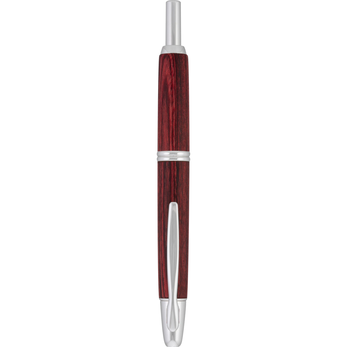 Pilot Vanishing Point Birchwood Fountain Pen - Red