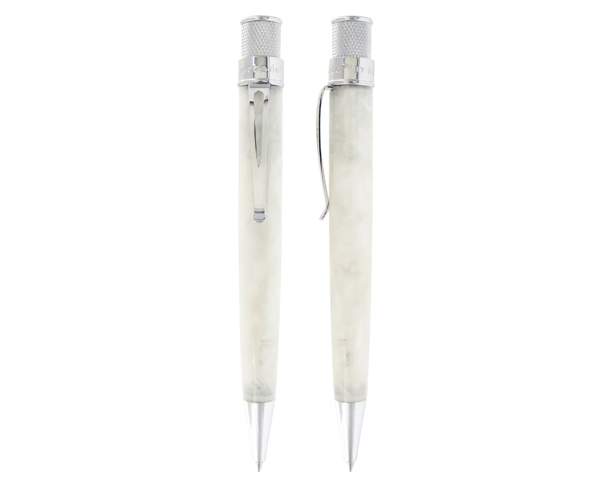 Retro 51 Vault Tornado Acrylic Rollerball Pen - Opal White