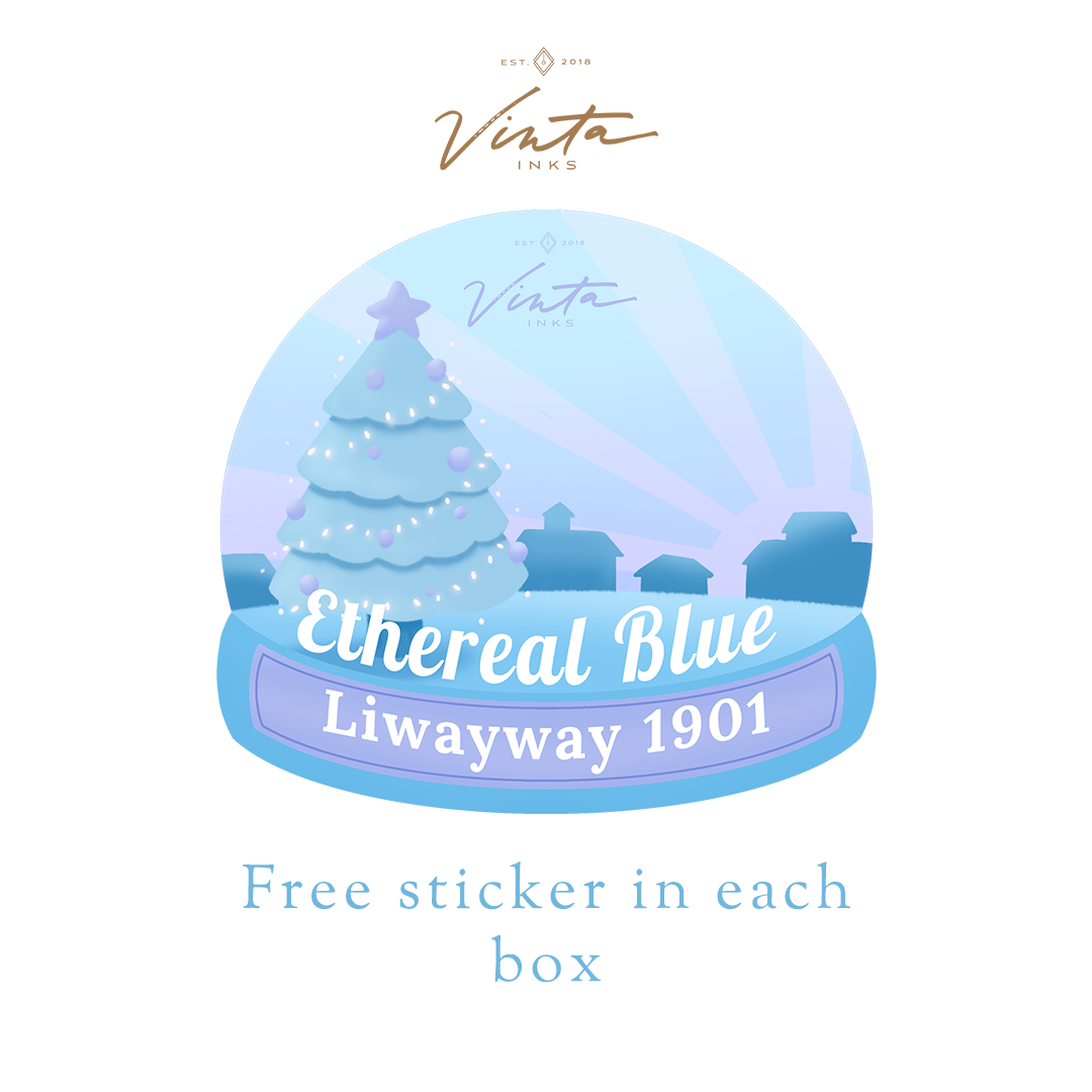 Vinta Ethereal Blue (Liwayway 1901) - 30ml Bottled Ink