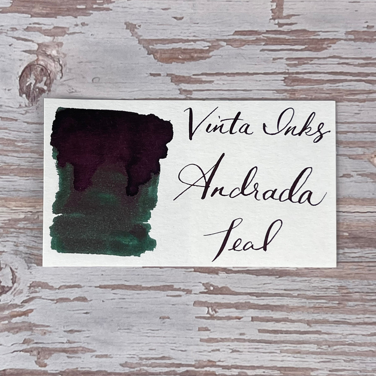 Vinta Teal (Andrada 1898) - 30ml Bottled Ink