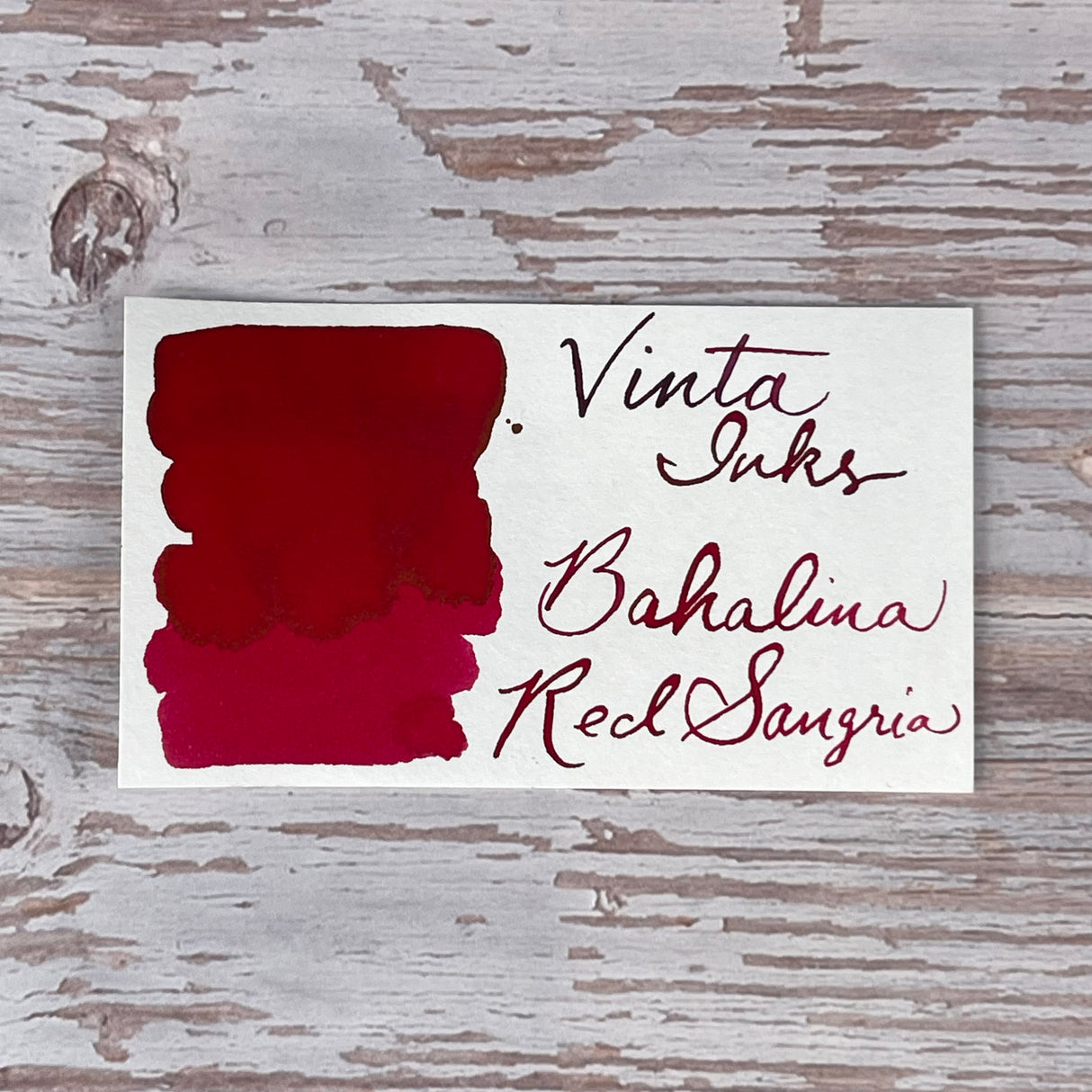 Vinta Red Sangria (Bahalina) - 30ml Bottled Ink