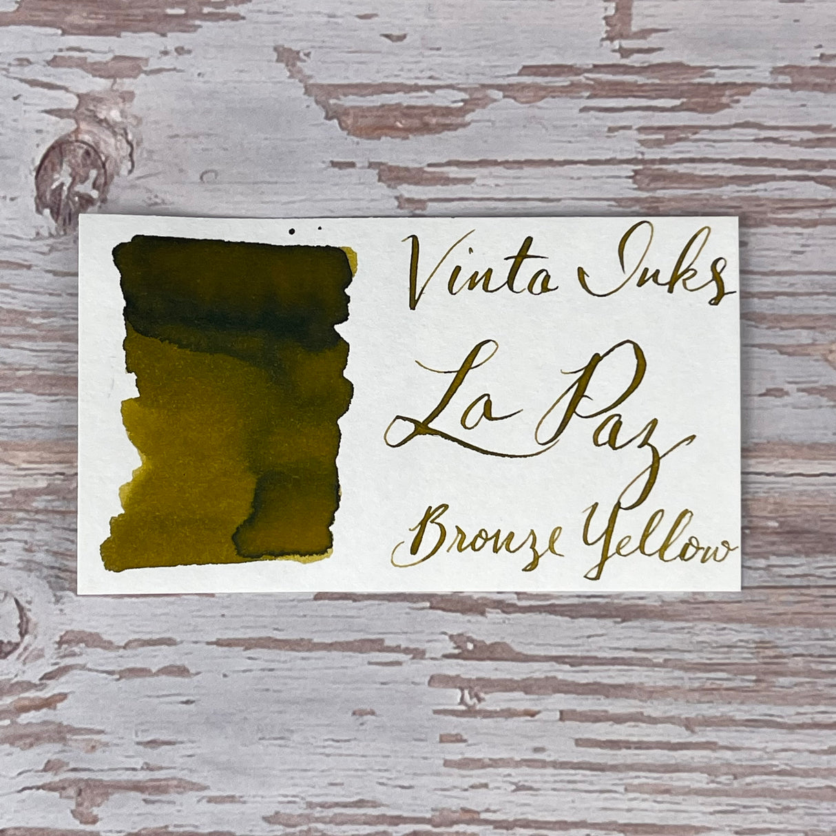 Vinta Bronze Yellow (La Paz 1985) - 30ml Bottled Ink