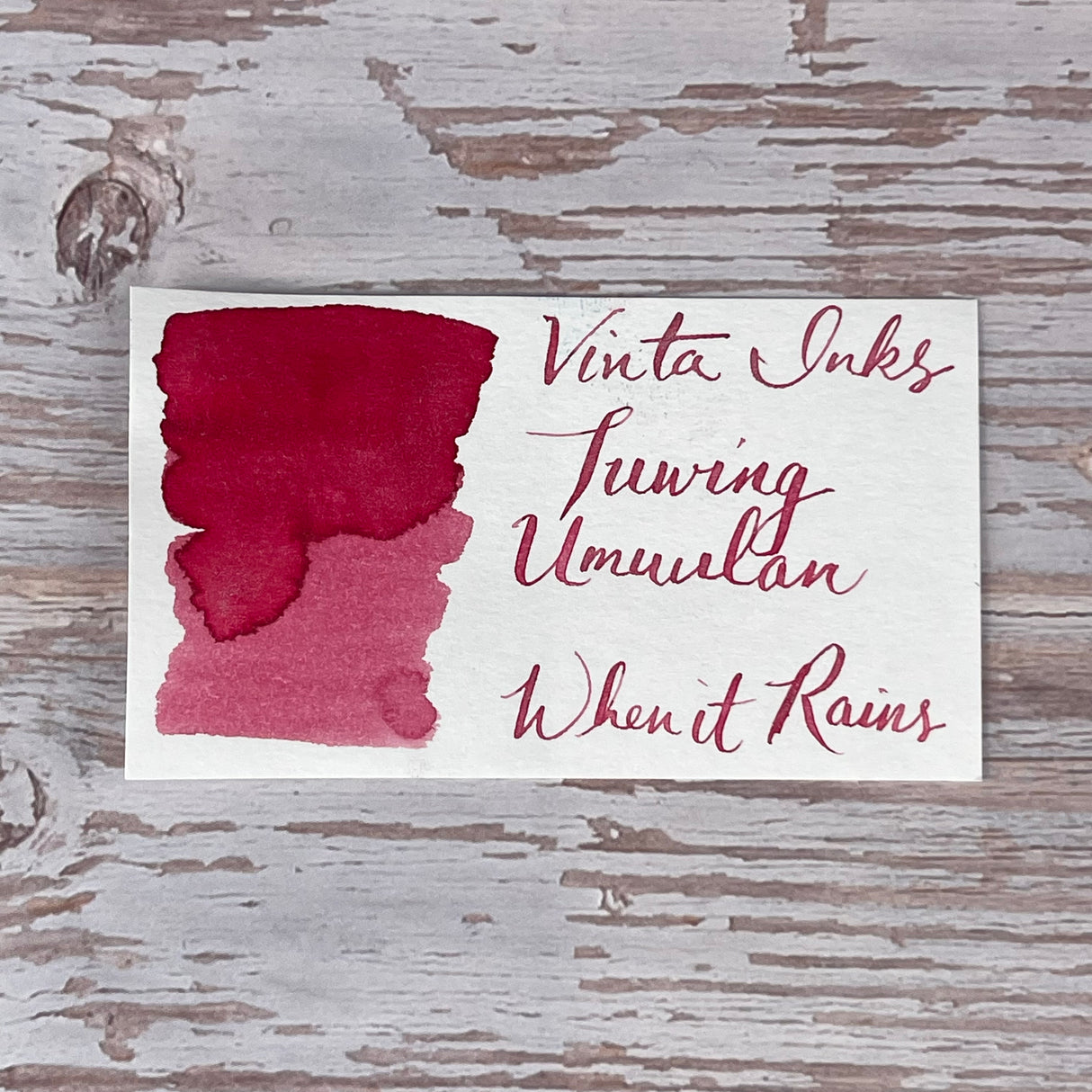 Vinta When It Rains (Tuwing Umuulan 1980)- 30ml Bottled Ink