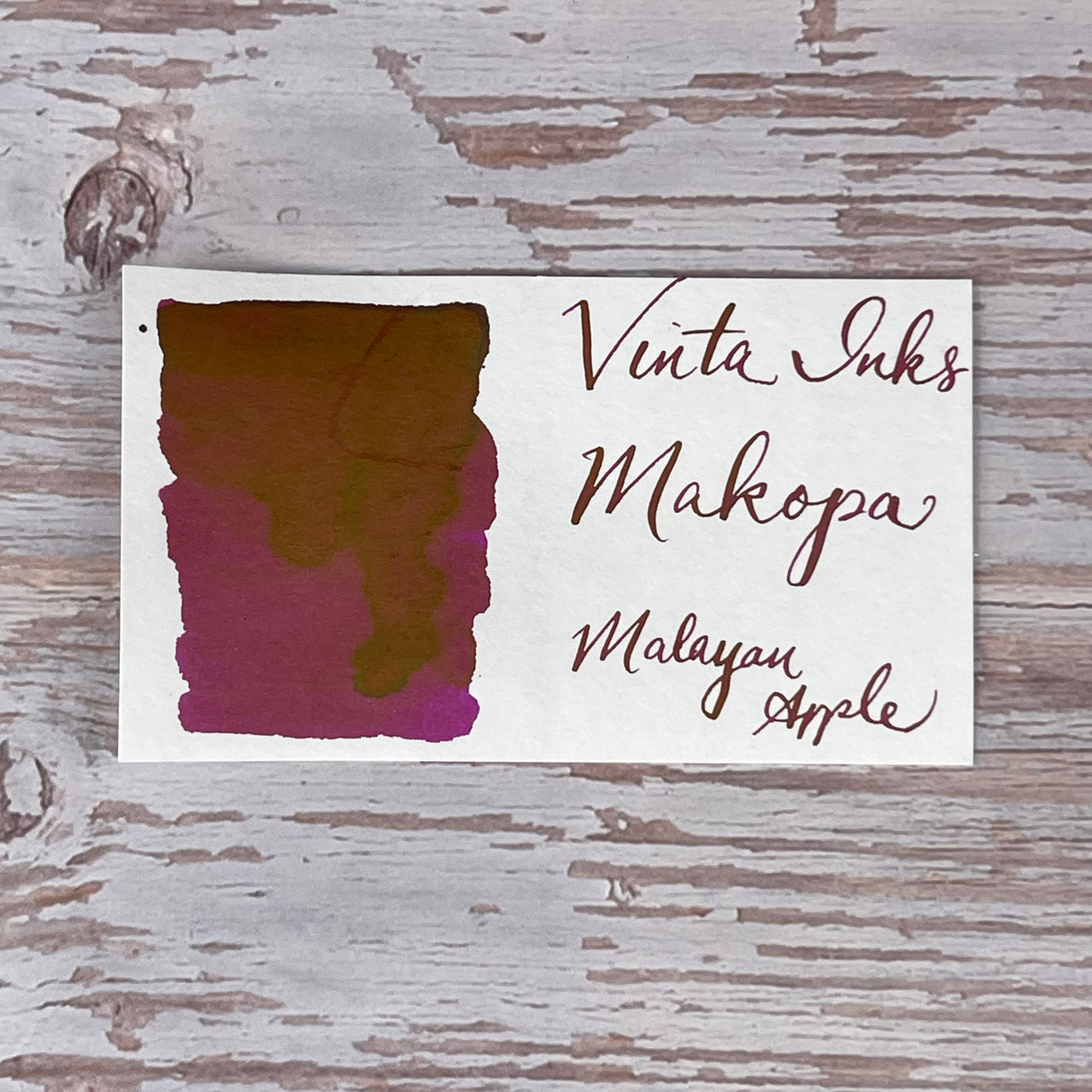 Vinta Malayan Apple (Makopa 1938) - 30ml Bottled Ink