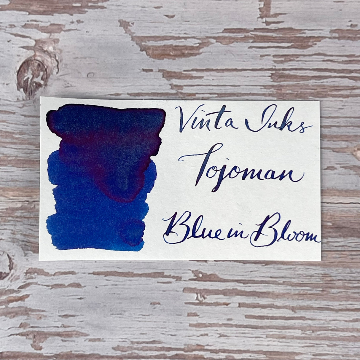 Vinta Blue in Bloom (Tojoman) - 30ml Bottled Ink