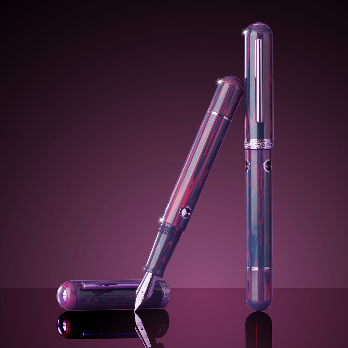 Nahvalur (Narwhal) Nautilus Fountain Pen - Anthias Violet (Limited Edition) (Doorbuster)