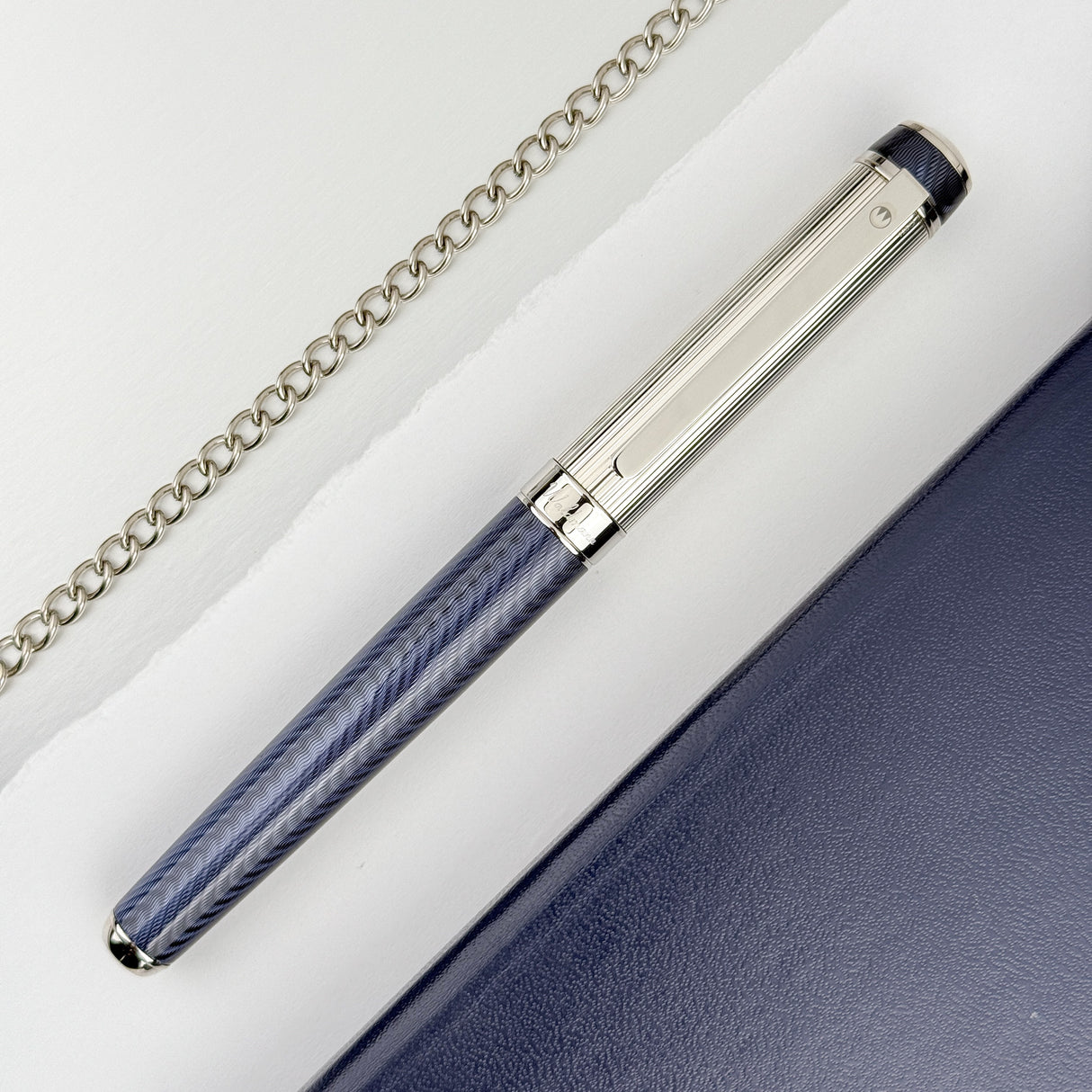 Waldmann Grandeur Fountain Pen - Ocean Blue (Steel Nib)