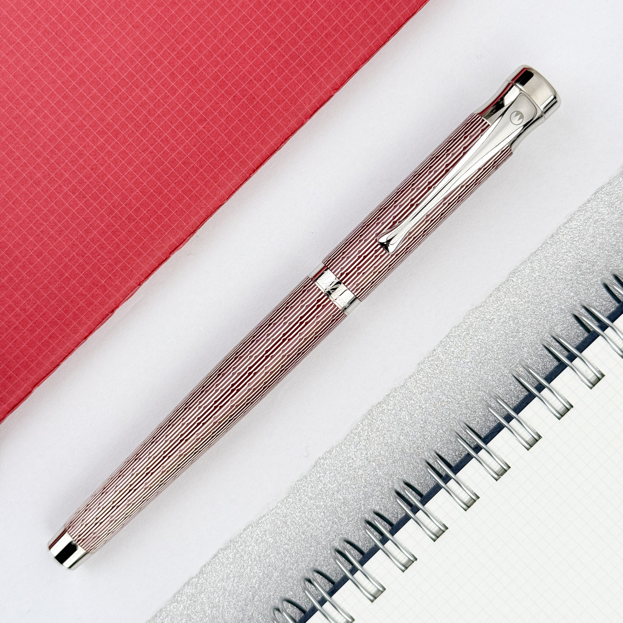 Waldmann Tango Fountain Pen - Brilliant Burgundy