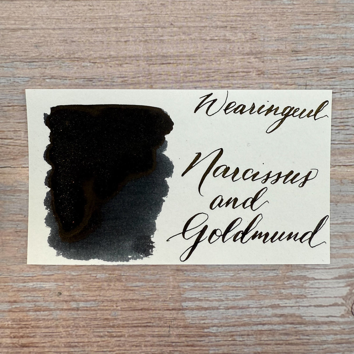 Wearingeul Narcissus & Goldmund - 30ml Bottled Ink