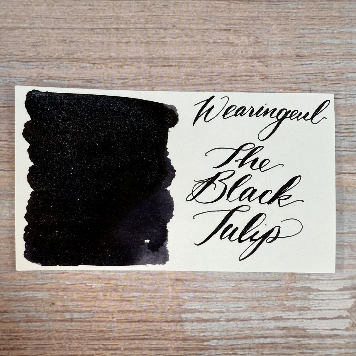 Wearingeul The Black Tulip - 30ml Bottled Ink