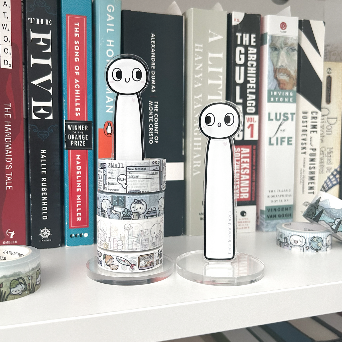 TheCoffeeMonsterzCo Eavesdropping Acrylic Washi Stand
