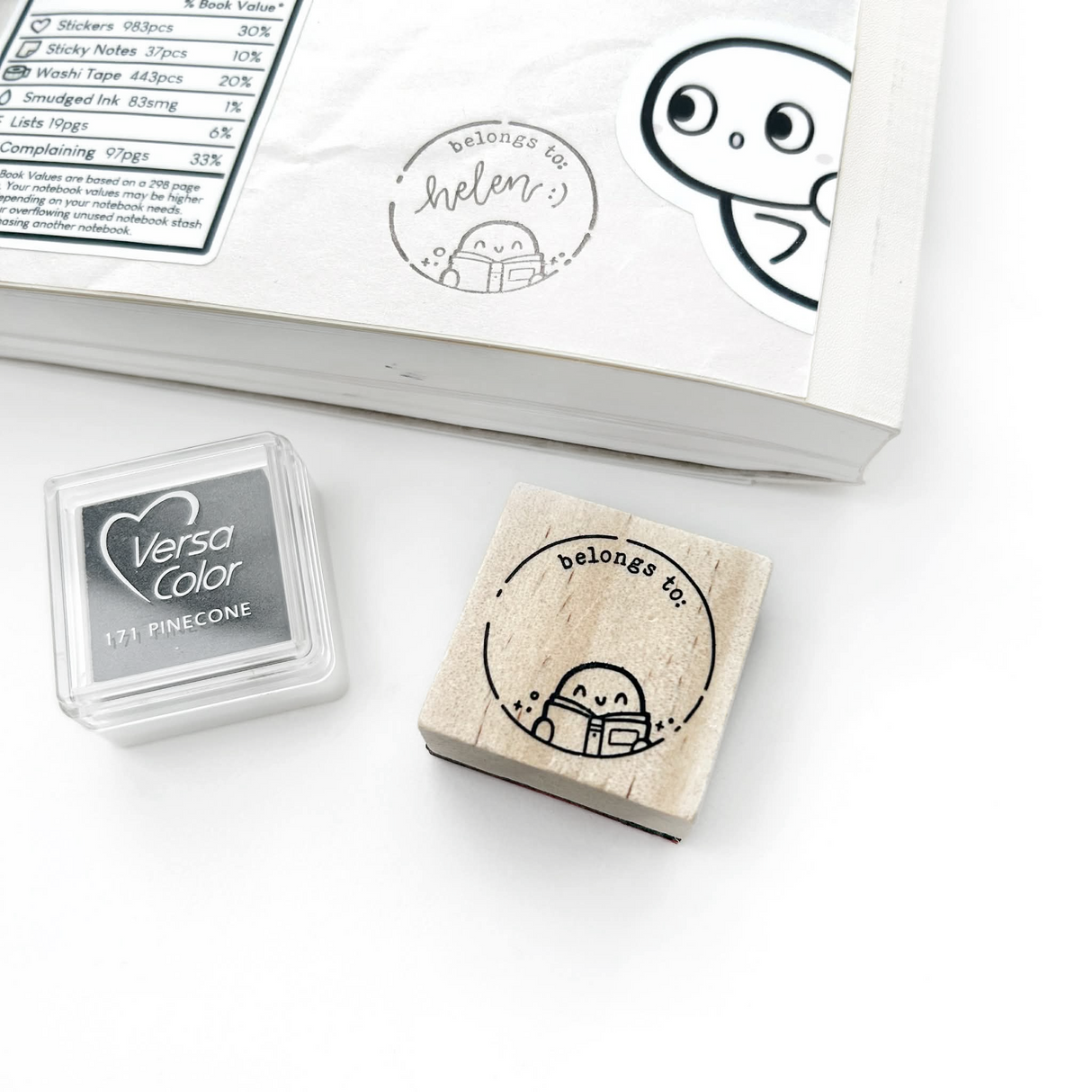 TheCoffeeMonsterzCo Belongs To - Wooden Stamp