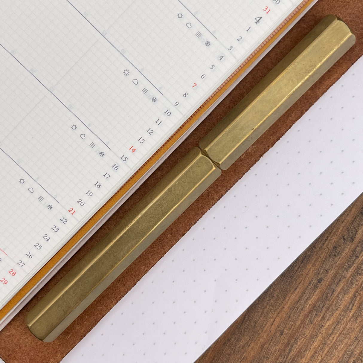 ystudio Classic Fountain Pen - Revolve Brass (Doorbuster)
