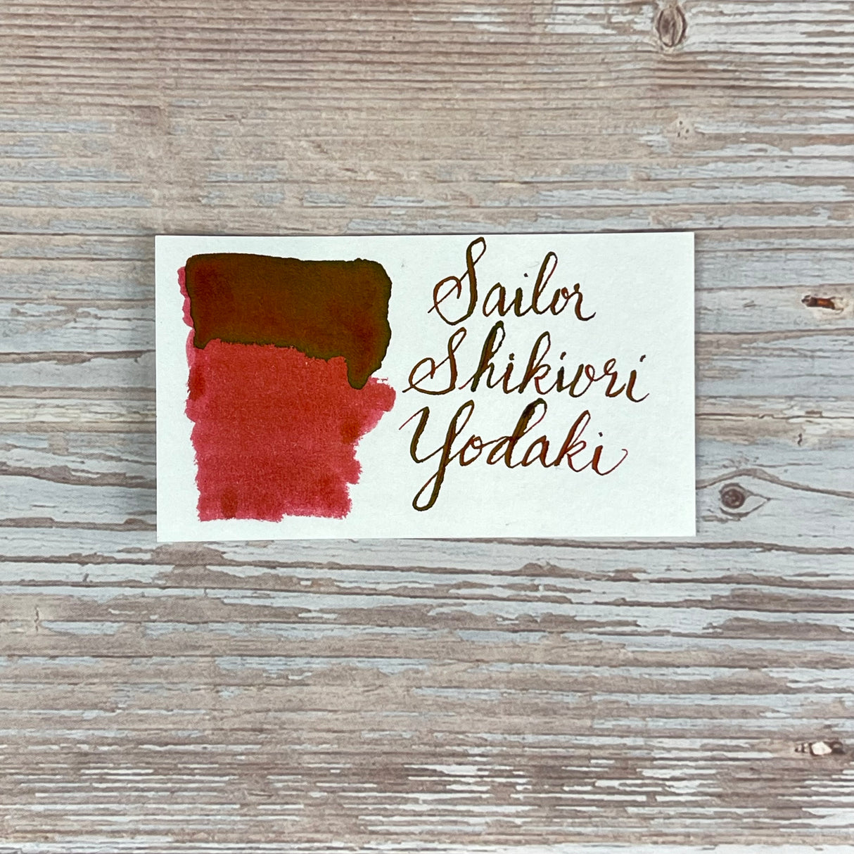 Sailor Shikiori Ink Cartridges - Yodaki (Red Brown) (New)