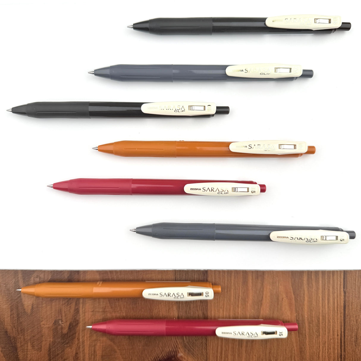 Zebra Sarasa Clip Vintage Retractable Gel Pen