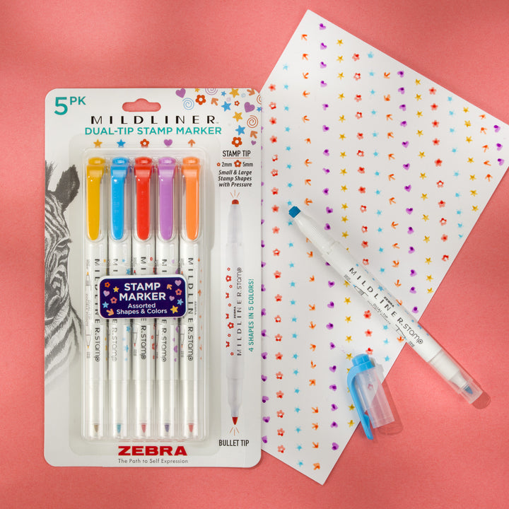 Zebra Mildliner Dual Tip Stamp Highlighter