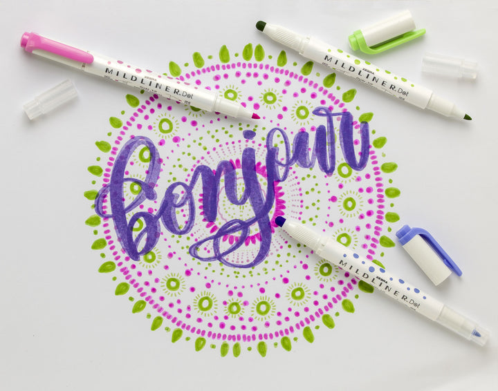 Zebra Mildliner Dual-Tip Dot Marker