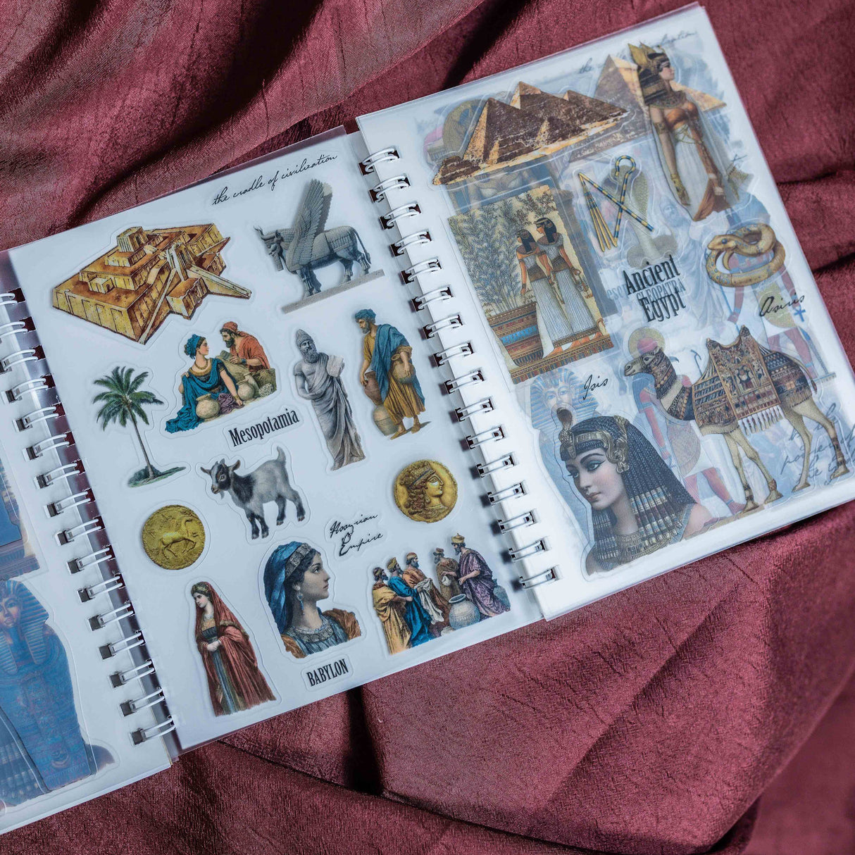 CoraCreaCrafts Antiquity Sticker Book