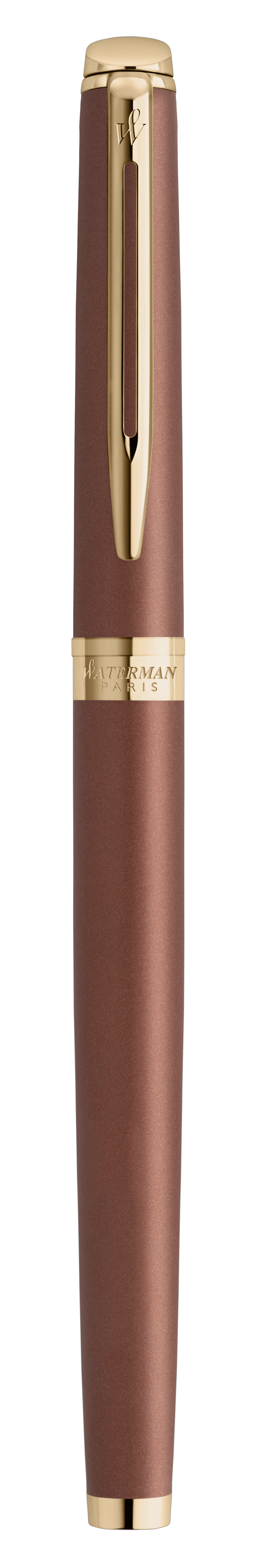 Waterman Hémisphère Understated Edit Fountain Pen - Metallic Copper Red