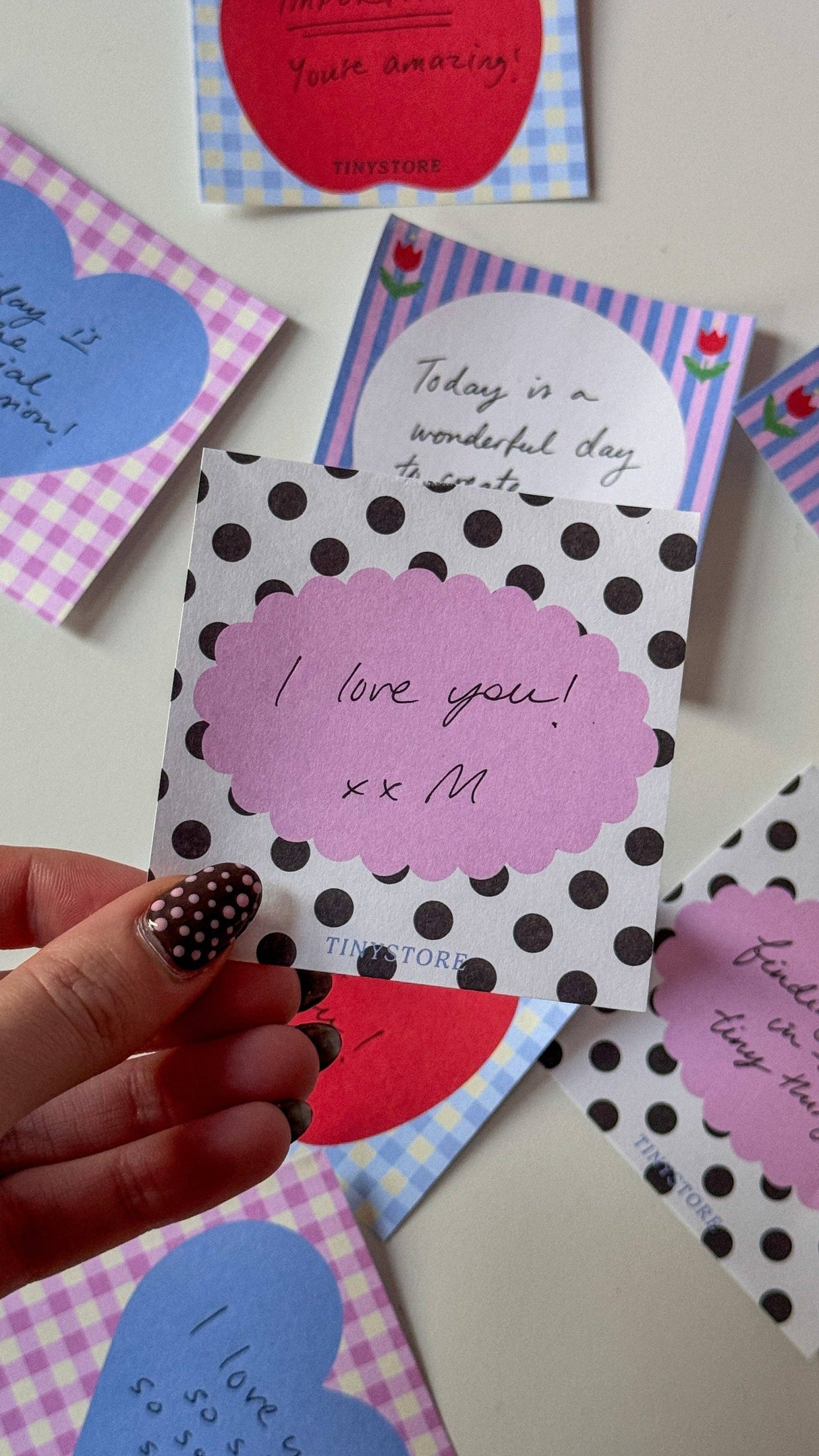 TINY STORE The Cutest Desk Memo pads (4 pack)