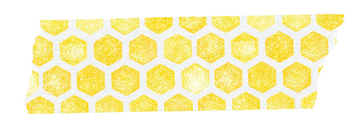 beve! Yellow Hex Washi Tape
