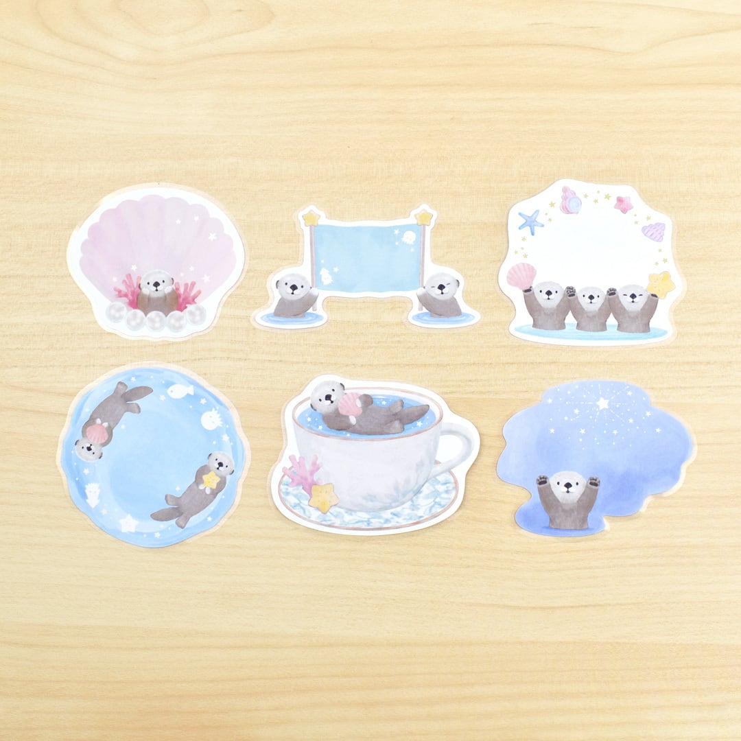 Papier Platz MILINA Flake Sticky Notes - LOVE RACCO