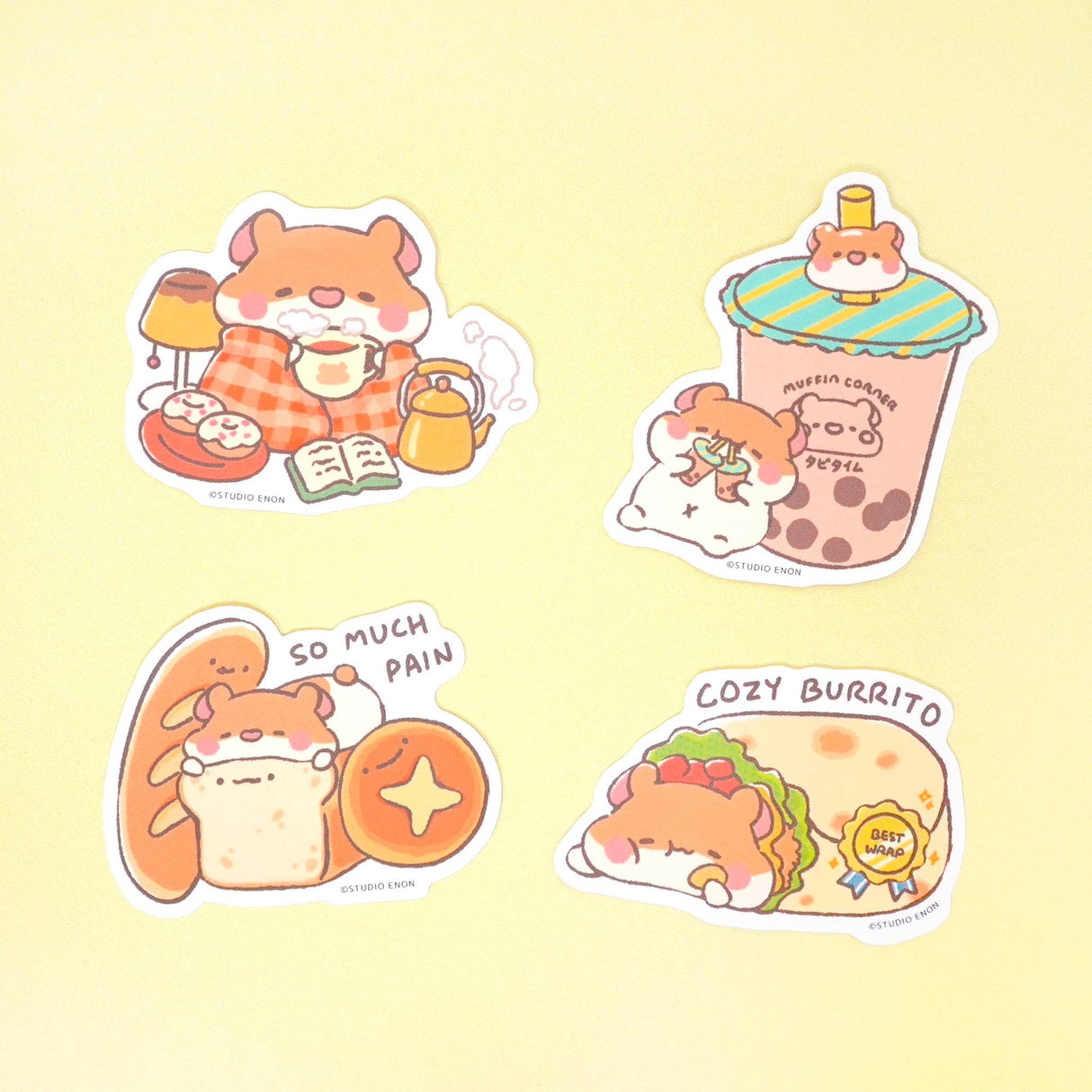 Studio Enon Muffinmaru Cozy Bundle Sticker