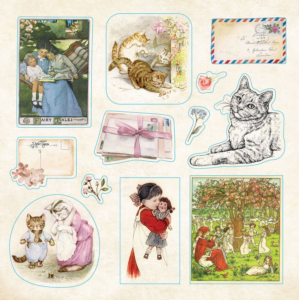 Bibliophilia Ephemera Sticker Book
