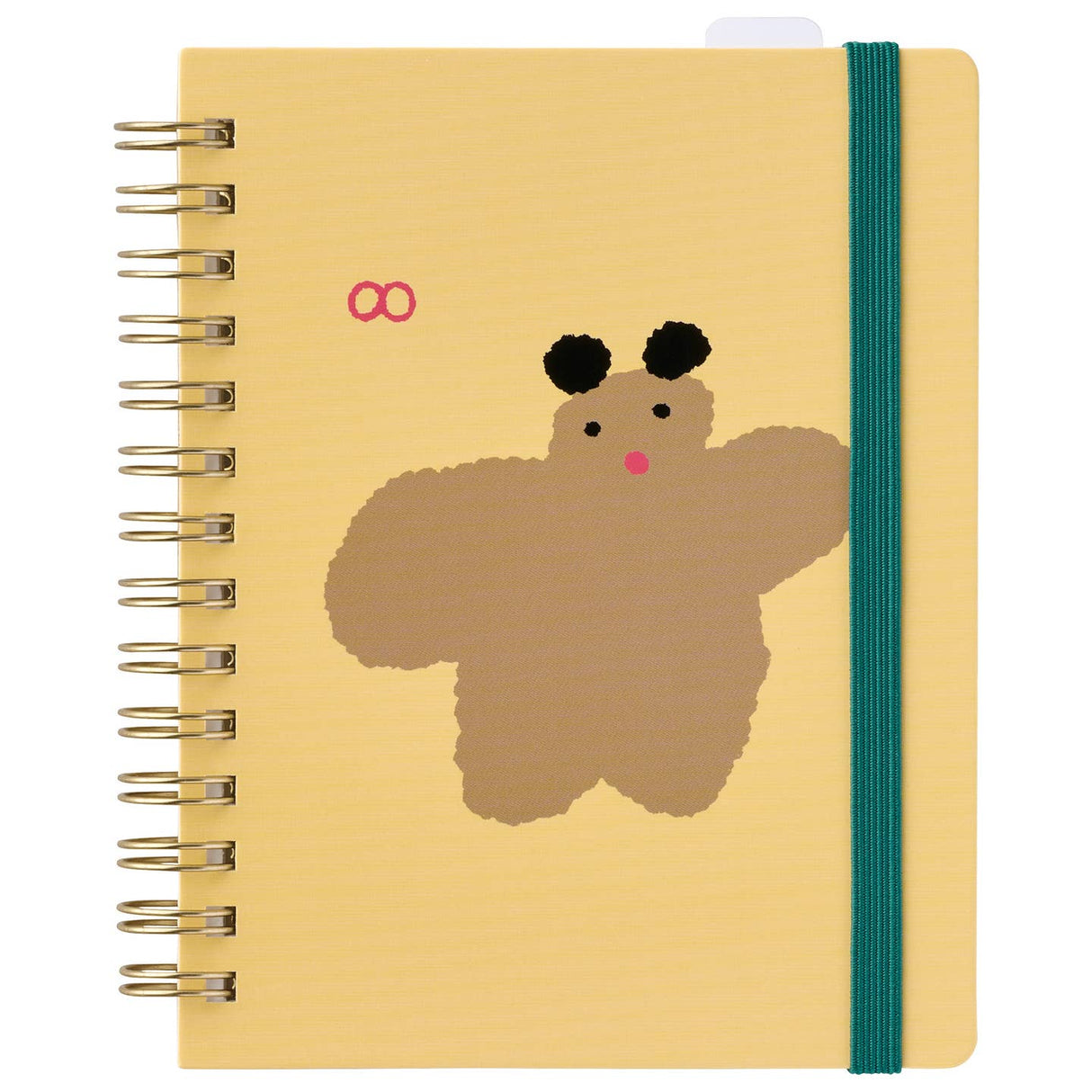 King Jim Hitotoki Note Ring Notebook - Passport Size