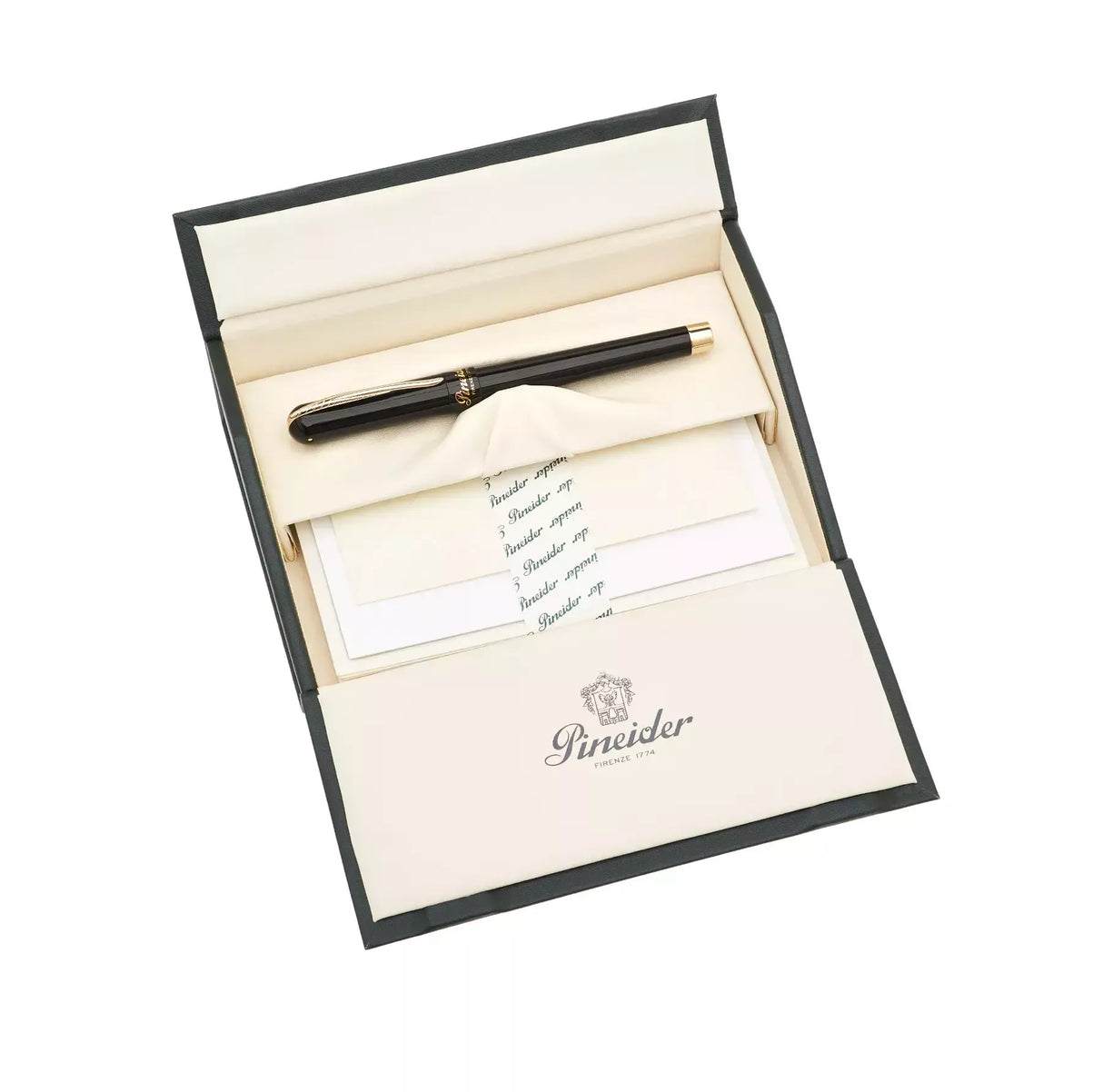 Pineider UR Avatar Anniversary Fountain Pen - Black with Gold Trim (Special Edition)