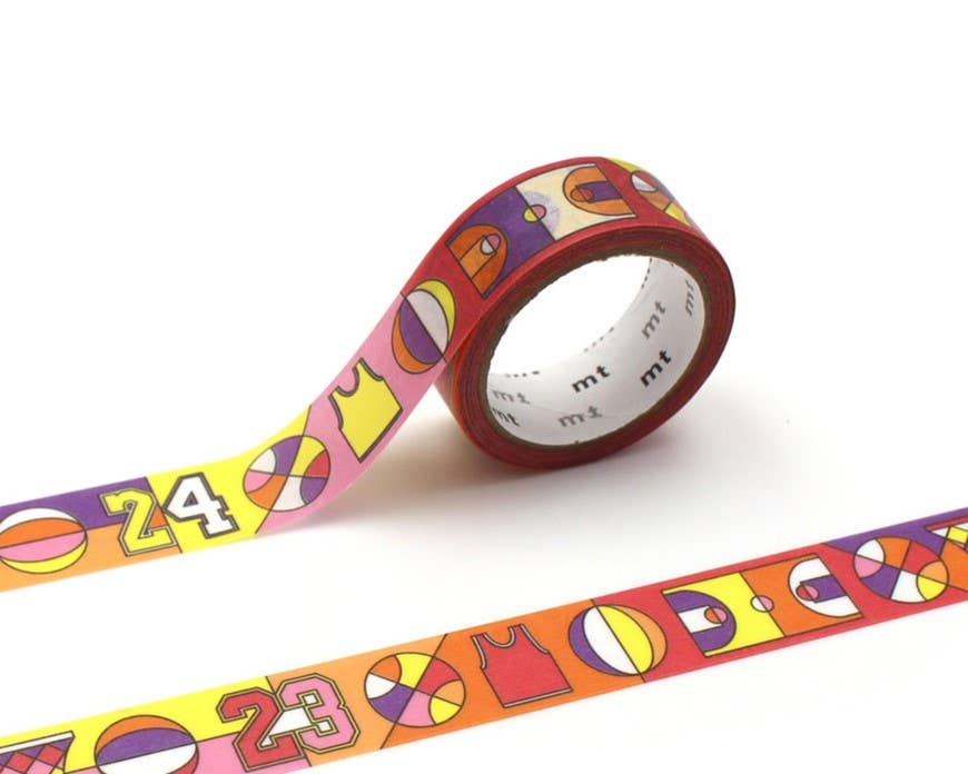MT Washi Tape - 15mm Basketball
