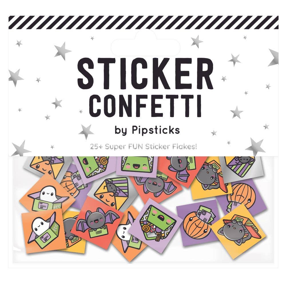 Pipsticks Ghostly Greetings Sticker Confetti