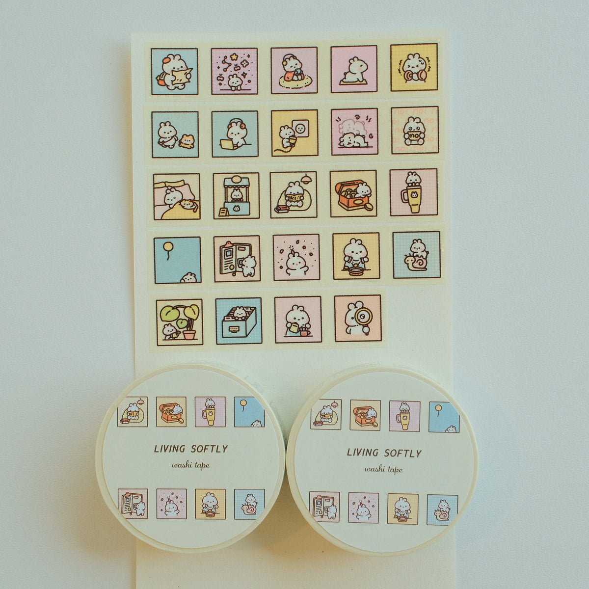 2jingis2jing Living Softly Washi Tape