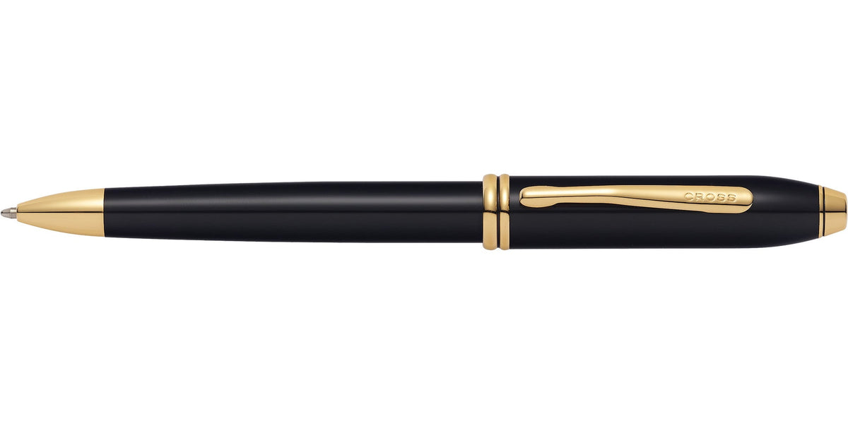 Townsend Black Lacquer Ballpoint Pen Detail