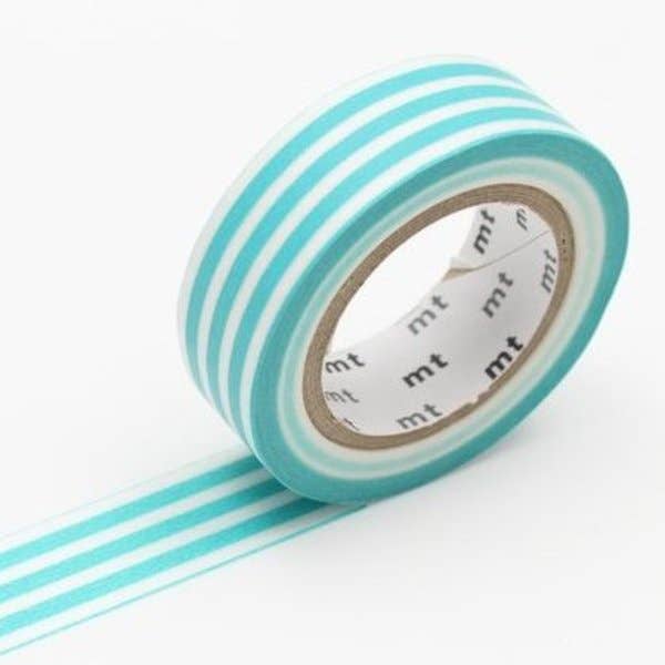 MT Washi Tape - Border Soda Blue