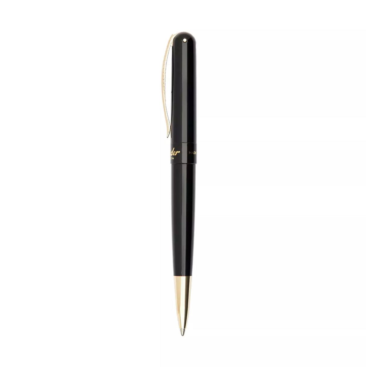 Pineider UR Avatar Anniversary Ballpoint Pen - Black with Gold Trim (Special Edition)
