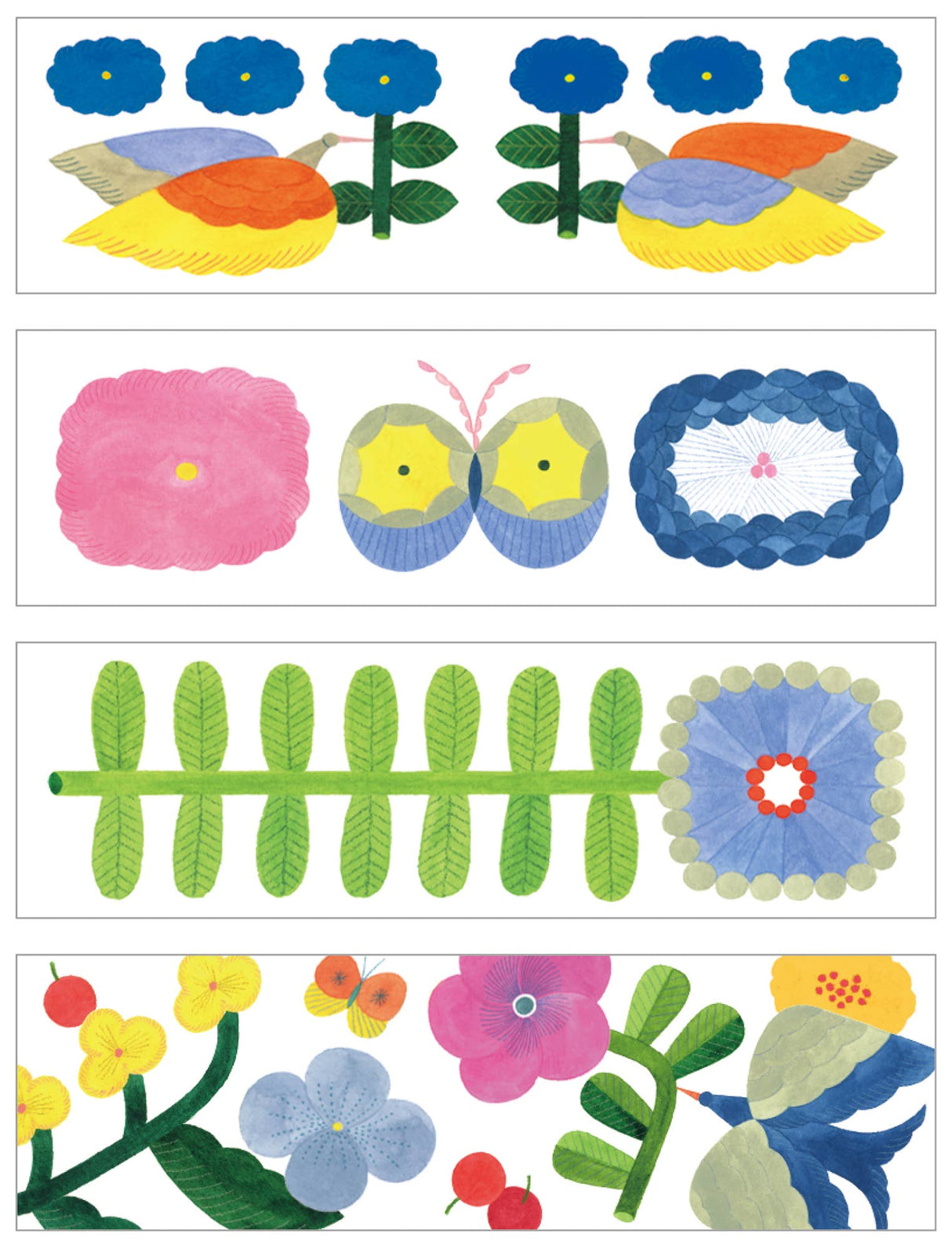 KITTA Portable Washi Decorative Tape -Stamp style Clear -: Memory