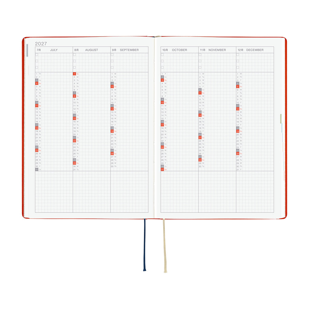 Hobonichi A5 Hon - Yumi Kitagishi: White Cat and Rabbit’s Tea Room