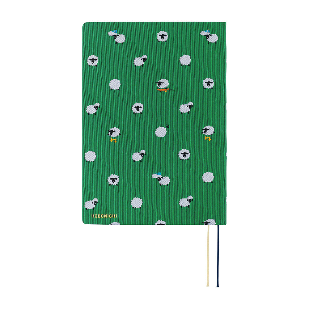 Hobonichi A5 Hon - Bow & Tie: Sheep Sheep Sheep