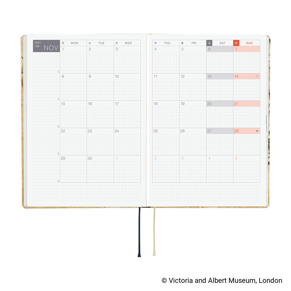 Hobonichi A5 Hon - V&A Series: Vine