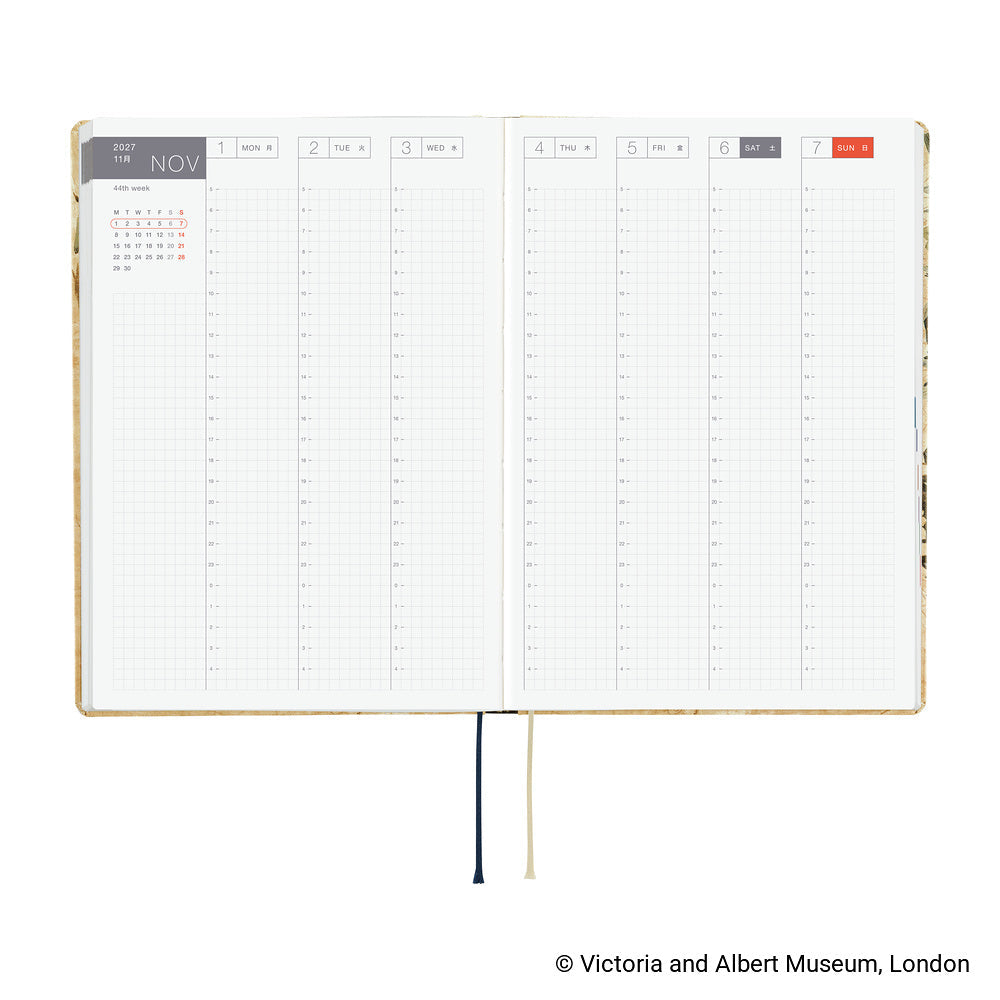 Hobonichi A5 Hon - V&A Series: Vine