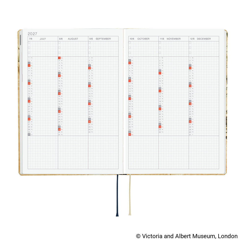 Hobonichi A5 Hon - V&A Series: Vine
