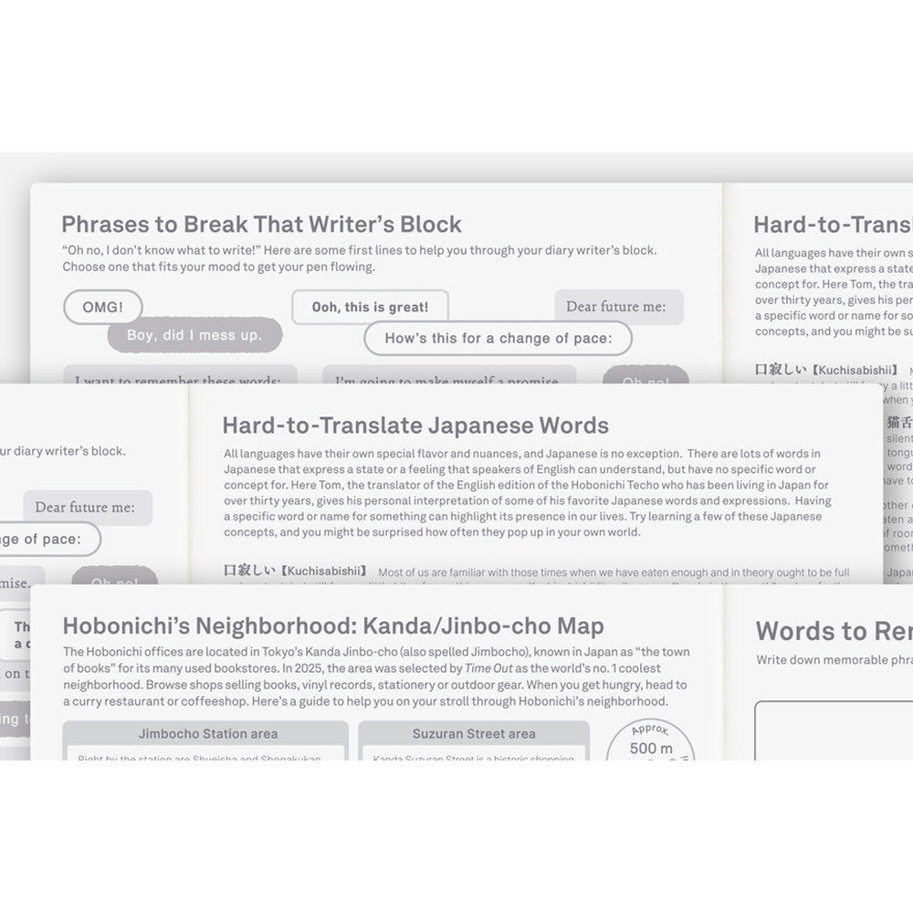 Hobonichi Techo A5 English Cousin Book