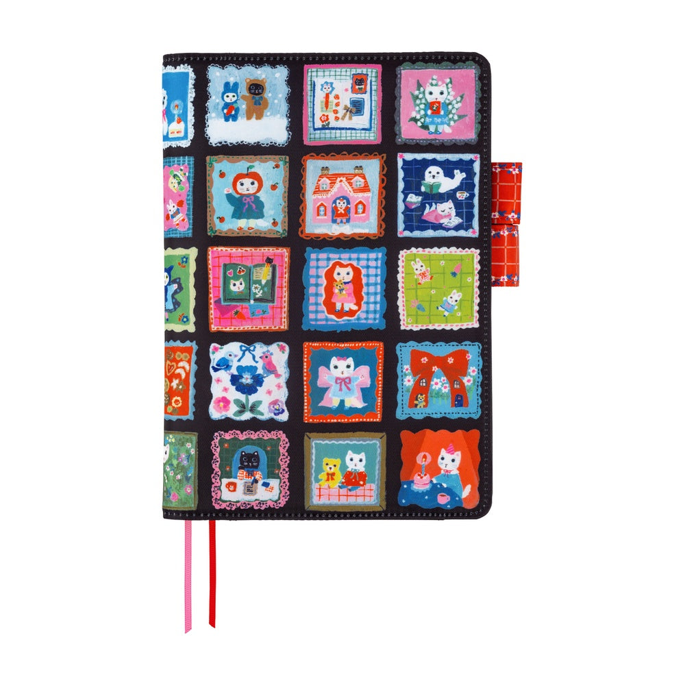 Hobonichi Techo A5 Cousin Planner Set - Yumi Kitagishi: White Cat’s Daily Life (April Start)