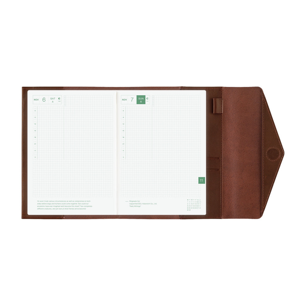 Hobonichi Techo A5 Cousin Cover - Glow: Chianti