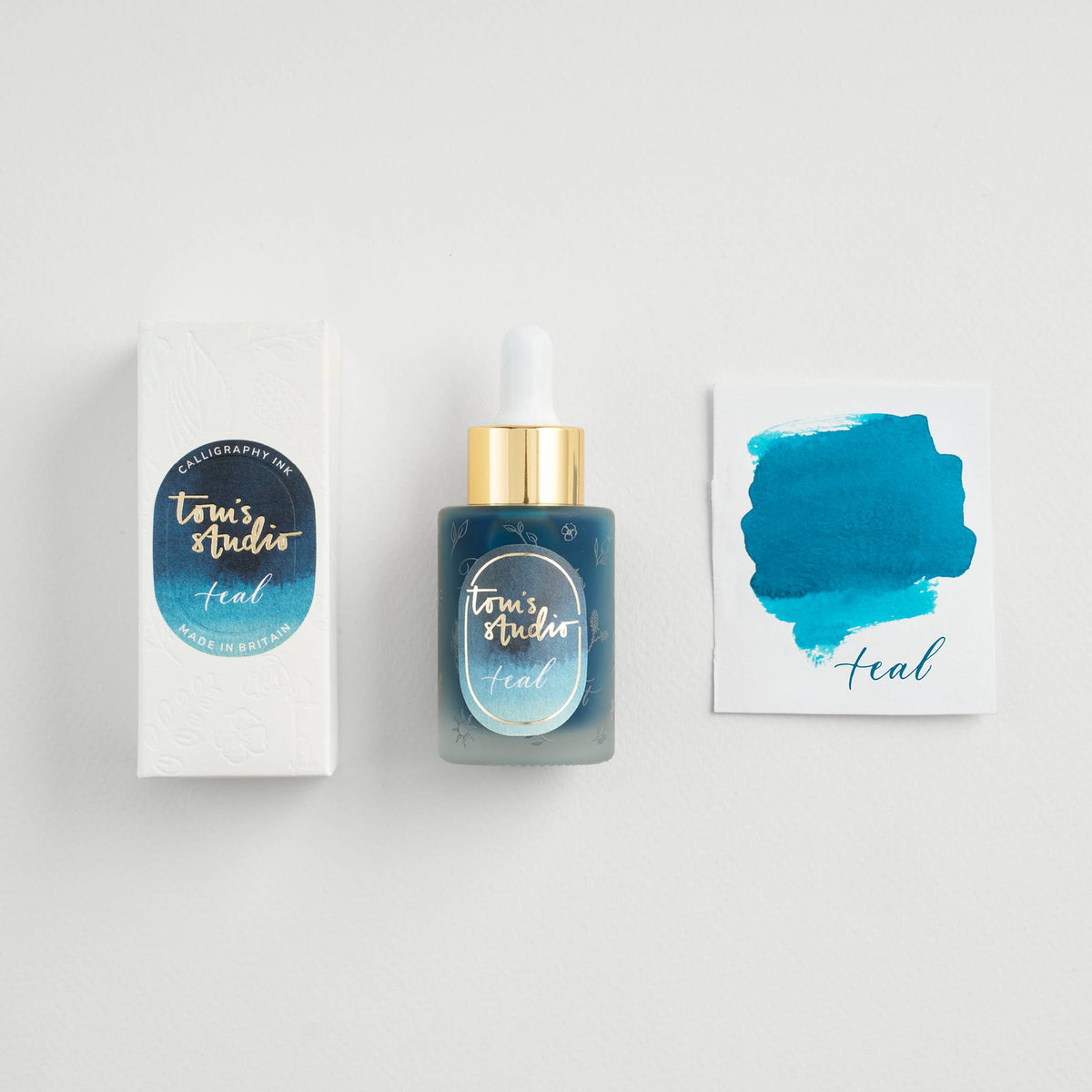 Tom's Studio Teal - Calligraphy Ink