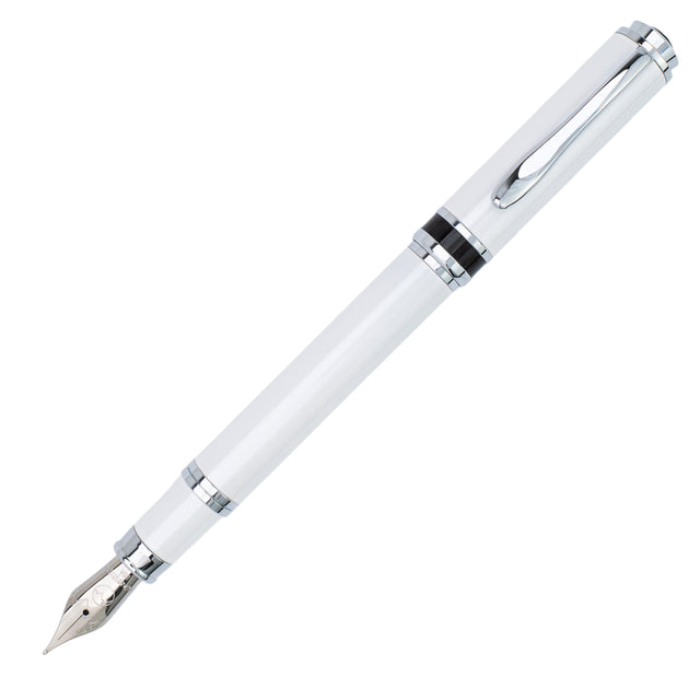 Monteverde Innova Fountain Pen - Cloud Dancer w/ Chrome (Special Edition)